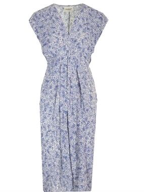 Isabel Marant Blue & White Midi Dress size 42/XL